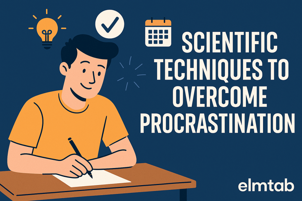 تکنیکهای علمی برای غلبه بر اهمالکاری